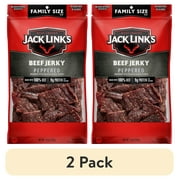 (2 pack) 10 Ounce Jack Link's Beef Peppered Jerky 1/1 Count