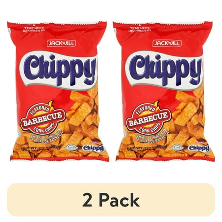 (2 pack) Jack 'n Jill Chippy Barbecue Flavored Corn Chips, 3.88 oz Bag