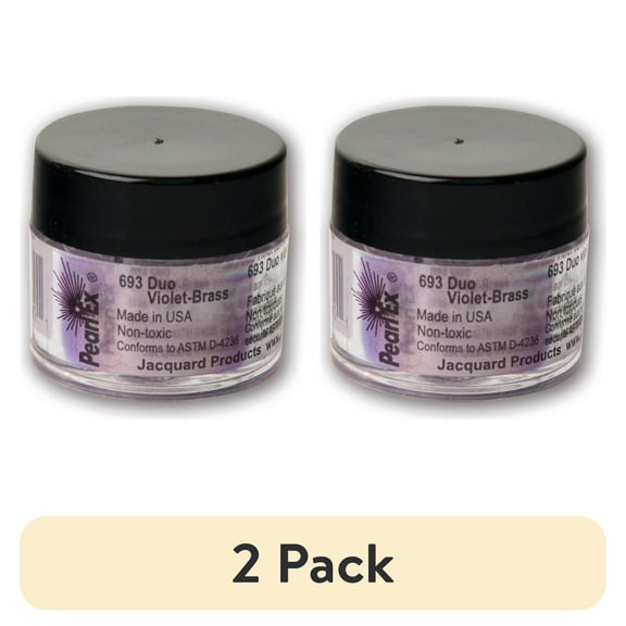 (2 pack) Jacquard Pearl Ex Pigment, 3g, Duo Violet-Brass