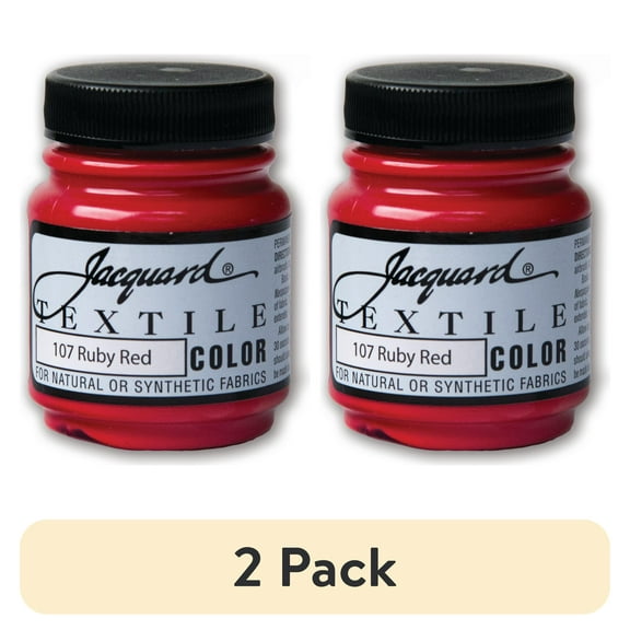 Jacquard Textile Color - Fabric Paint - (2.25 oz) - Ruby Red