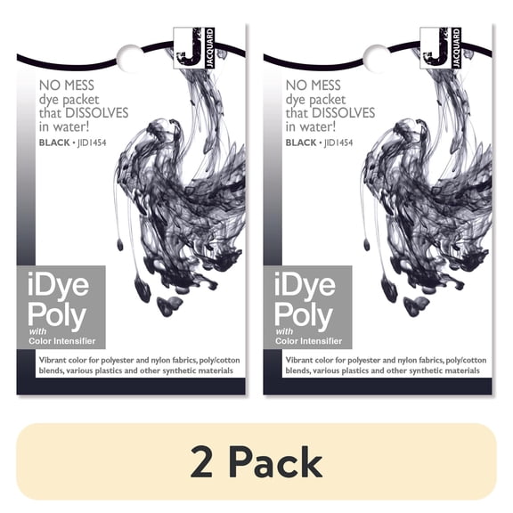 (2 pack) Jacquard iDye Poly - Synthetic Fabric Dye