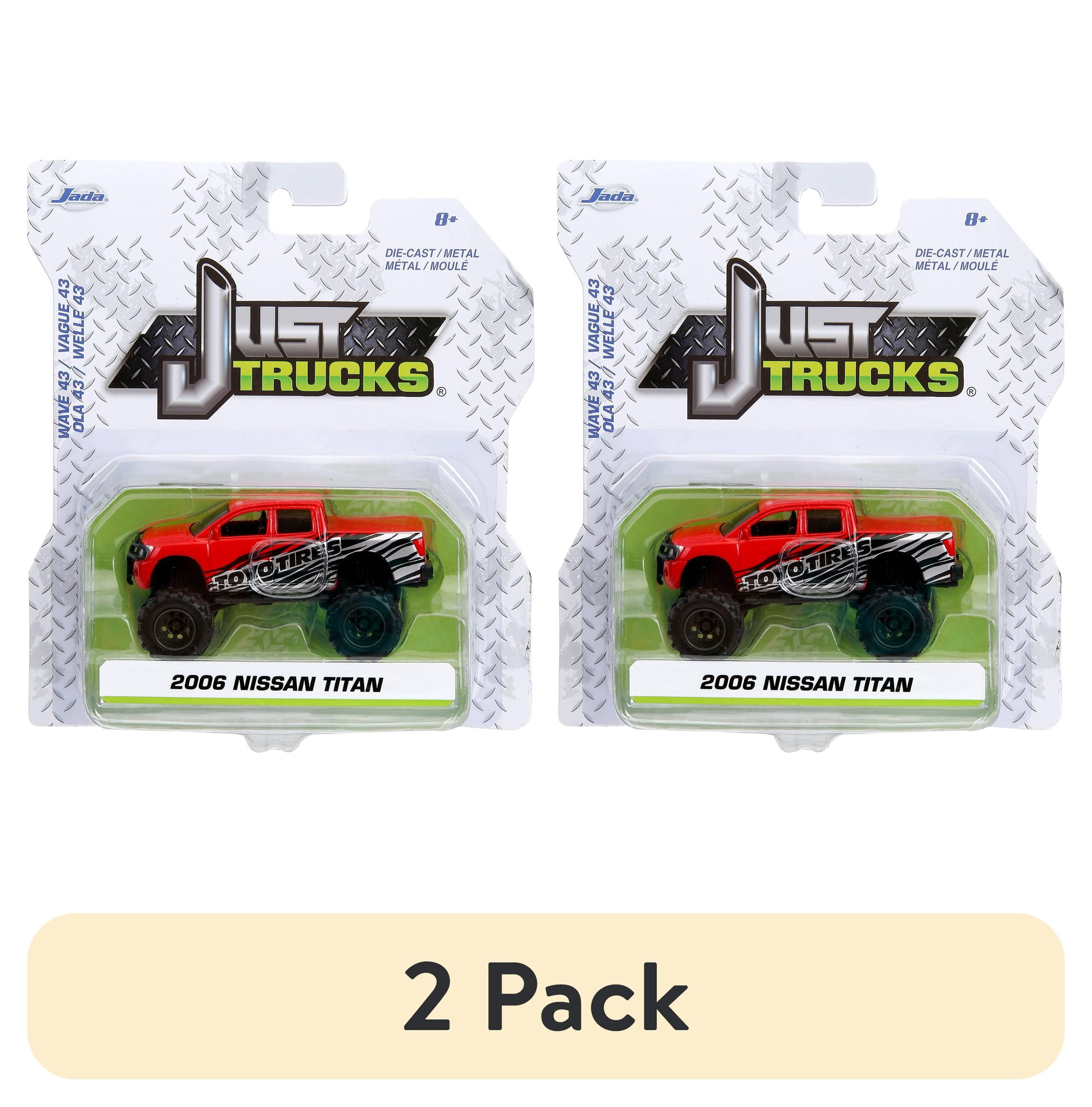 2 pack) Jada Toys Just Trucks 1:64 Die-Cast Truck Assortment Play