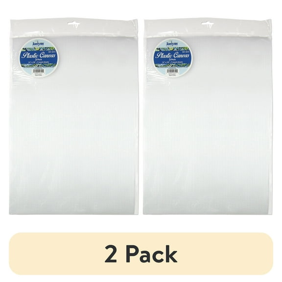 (2 pack) Janlynn 7 Count Clear Plastic Canvas Sheets , Set of 3
