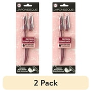 (2 pack) Japonesque Precision Dermaplaner Facial Razor for Women, 2 Pack