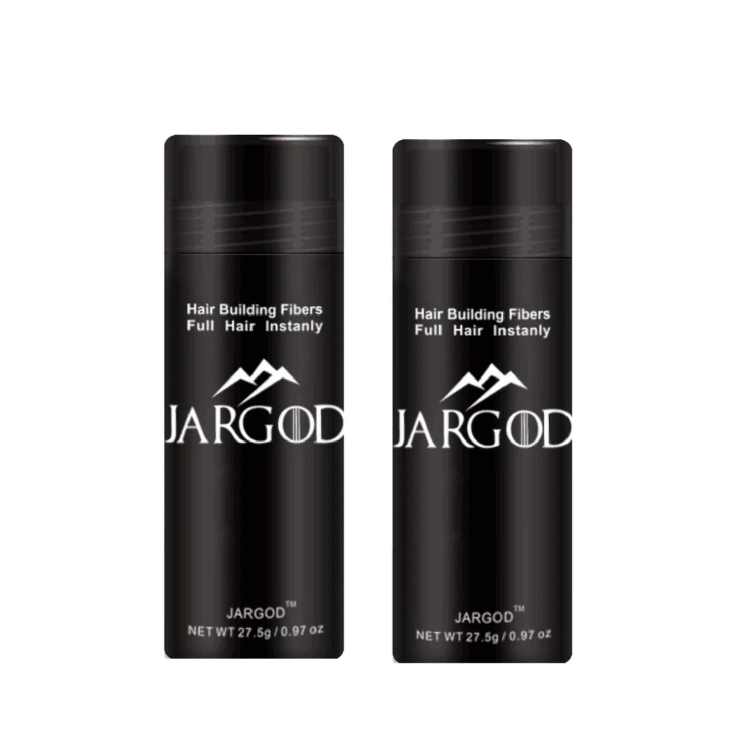 2 pack Jargod Hair Building Fibers color (Dark Brown) 27.5g