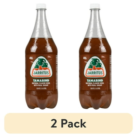 (2 pack) Jarritos Tamarind Soda, 1.58 qt (1.5 Liter), 1 Count