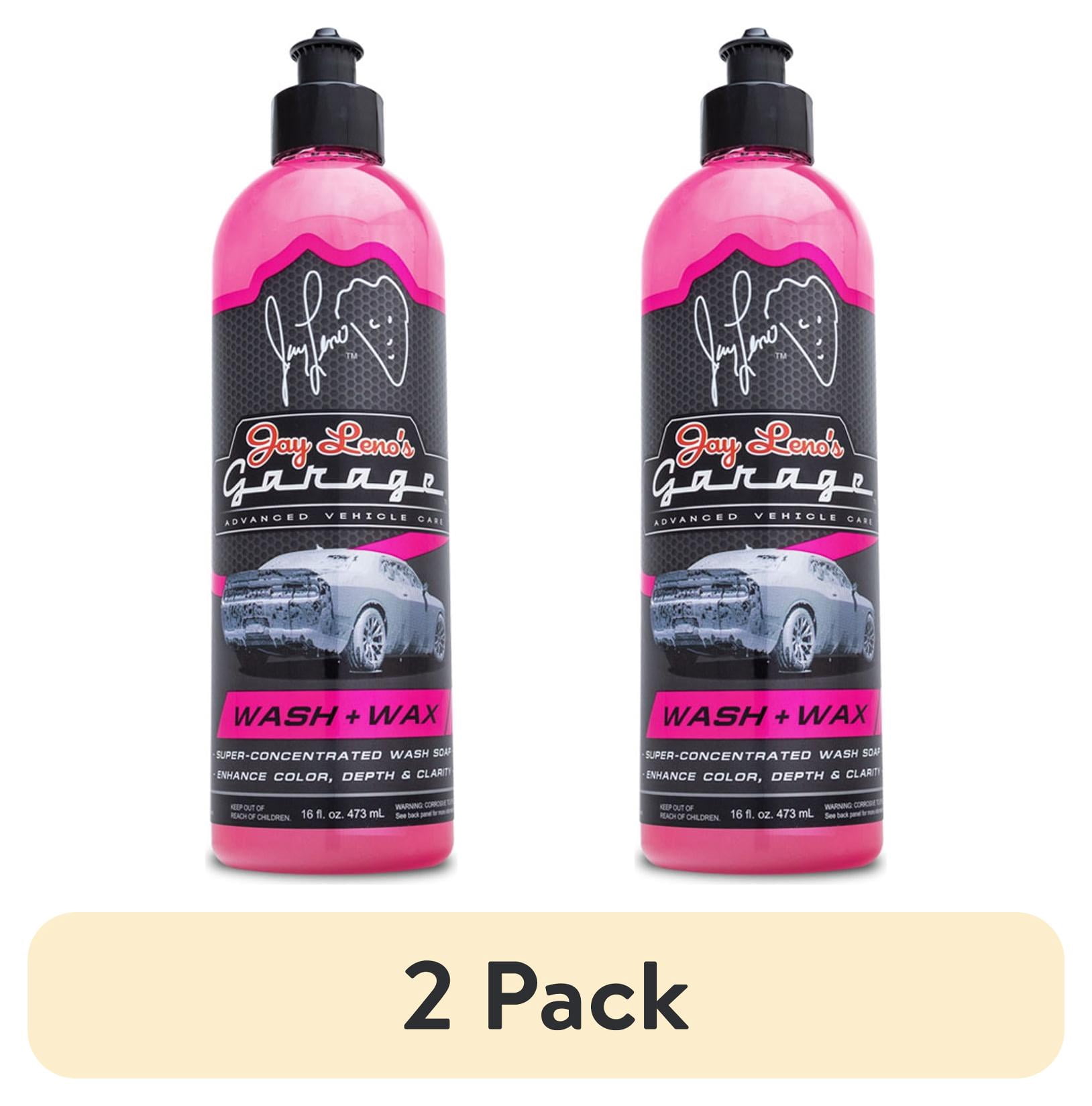 (2 pack) Jay Leno's Garage Car Wash + Wax (16 oz) - Clean & Shines Car Paint