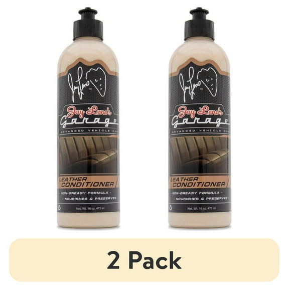 Jay Leno's Garage Leather Conditioner (16 oz) - Protect & Restore Car Leather Surfaces