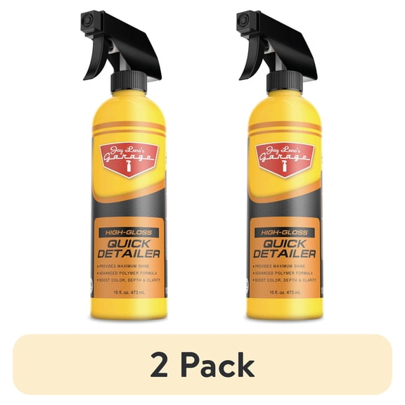 (2 pack) Jay Leno's Garage Quick Detailer (16 oz) - Clean & Enhances Cars Color, Depth & Clarity