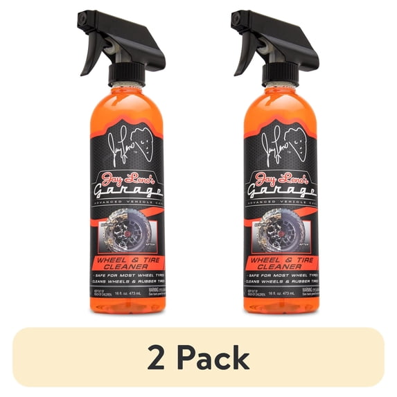 (2 pack) Jay Leno's Garage Wheel & Tire Cleaner (16 oz) - Easily Clean Car Wheels & Tires