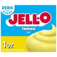 thumbnail image 1 of (2 pack) Jell-O Lemon Flavor Zero Sugar Instant Reduced Calorie Pudding & Pie Filling Mix, 1 oz Box, 1 of 14