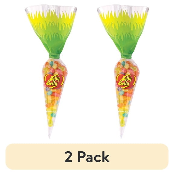 (2 pack) Jelly Belly Baby Carrot Spring Mix Jelly Beans - 4.25 oz Bag