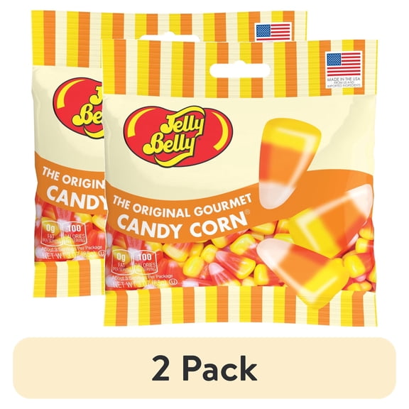 (2 pack) Jelly Belly Candy Corn Jelly Beans 3 oz Grab & Go Bag