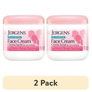 (2 pack) Jergens All Purpose Face Cream, Deep Cleansing Moisturizer, Lotion for Dry Skin, 15 fl oz