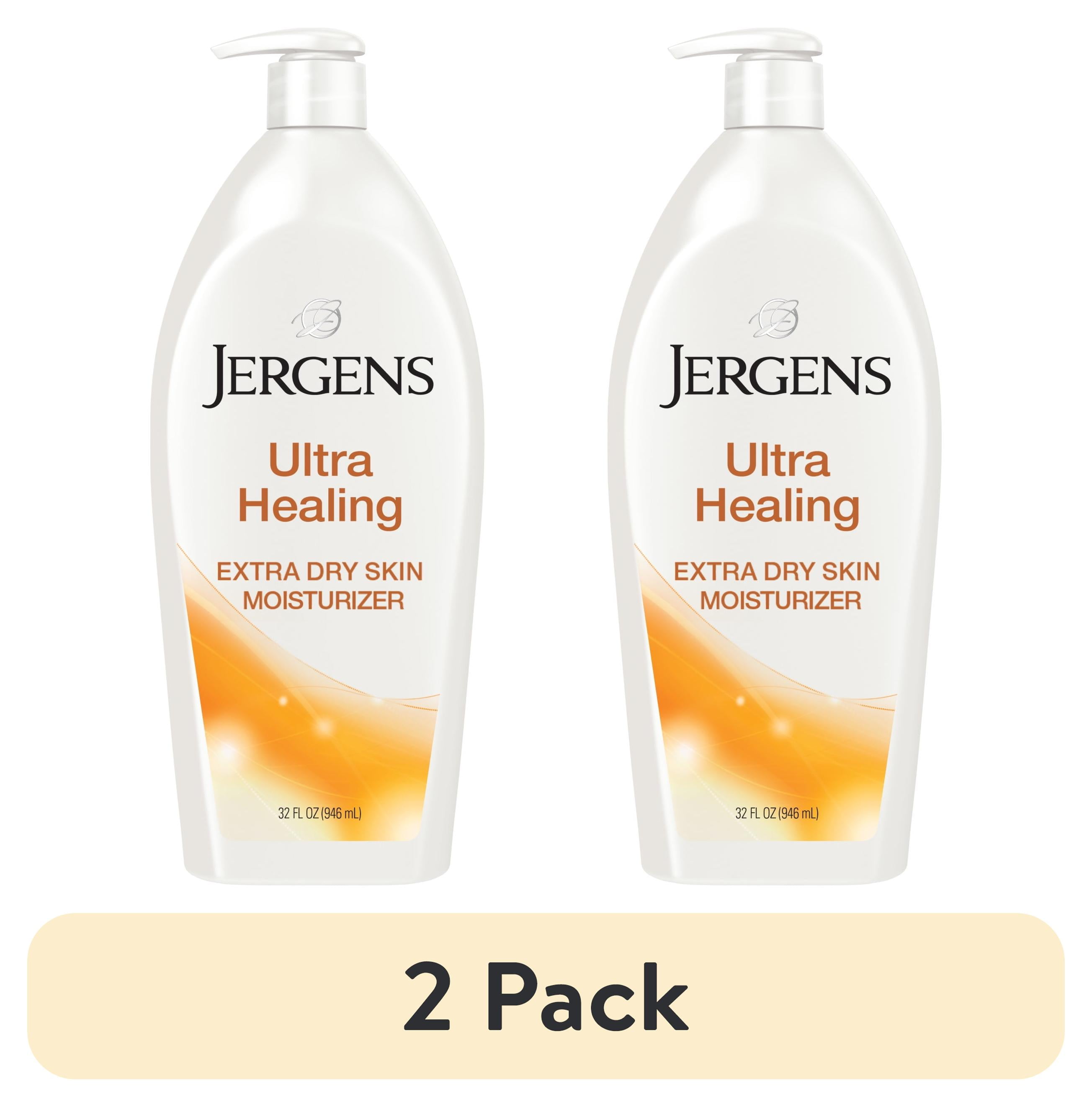(2 pack) Jergens Ultra Healing Hand and Body Lotion Dry Skin Moisturizer, Vitamins C, E, B5, 32 oz