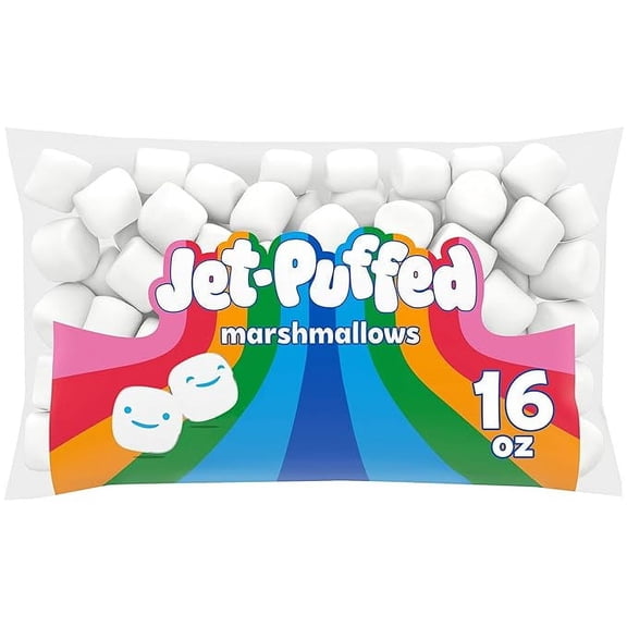 (2 pack) Jet-Puffed Marshmallows, 1 lb Bag