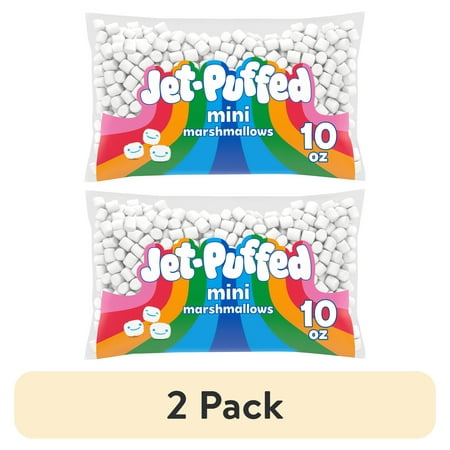 (2 pack) Jet-Puffed Mini Marshmallows, 10 oz Bag