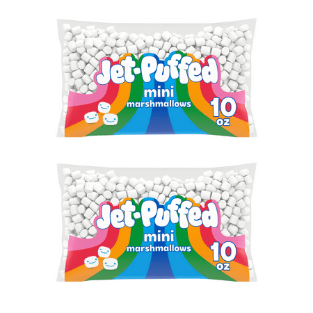 (2 pack) Jet-Puffed Mini Marshmallows, 10 oz Bag