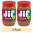 thumbnail image 1 of (2 pack) Jif Creamy Peanut Butter, 40 oz Jar, 1 of 10