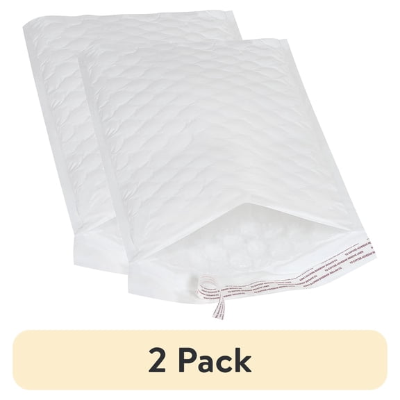 Jiffy Tuffgard Extreme Bubble Lined Poly Mailers 9 1/2" x 14 1/2" White 50/Case B922