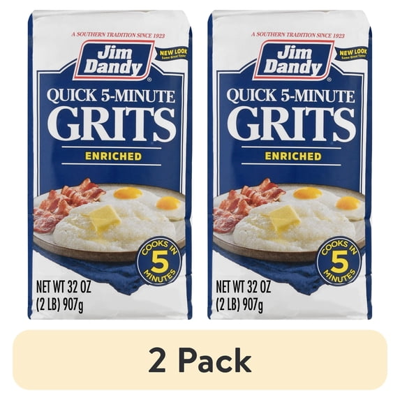 (2 pack) Jim Dandy Quick Grits, 2 lb Bag (32 oz Bag)