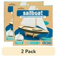 thumbnail image 1 of (2 pack) Jimmy's Workshop Kids Craft Wooden Sailboat, DIY Activity Kit, Unisex Boys and Girls, Ages 8+, 1 of 12