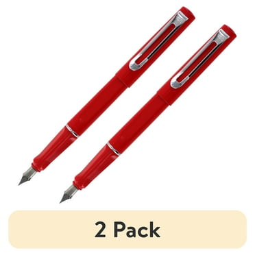 (2 pack) Jinhao  FP-599 Metal Medium Nib Fountain Pen - 5.47"l