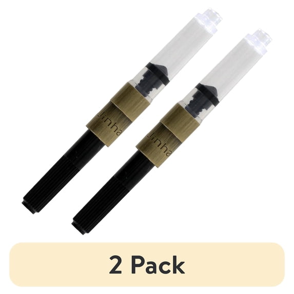 (2 pack) Jinhao Fountain Pen Ink Converter Metal Converter