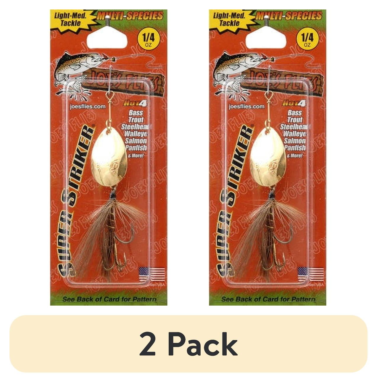 (2 pack) Joe's Flies Super Striker "Elite" Series Inline Spinner March, 1/4 oz