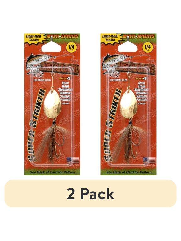 (2 pack) Joe's Flies Super Striker "Elite" Series Inline Spinner March, 1/4 oz