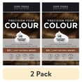 thumbnail image 1 of (2 pack) John Frieda Precision Foam Brown Permanent Hair Dye Color Kit, 6N Light Natural Brown, 1 Application, 1 of 11
