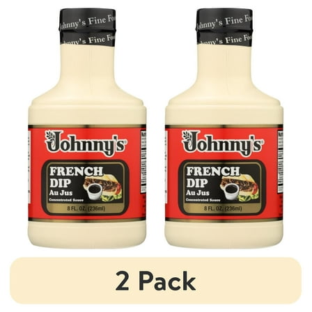 (2 pack) Johnny's French Dip Concentrated Sauce, 8 fl oz