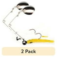 thumbnail image 1 of (2 pack) Johnson Original Beetle Spin Fishing Lure, Yellow/Black Spots, 1 in, 1 of 5