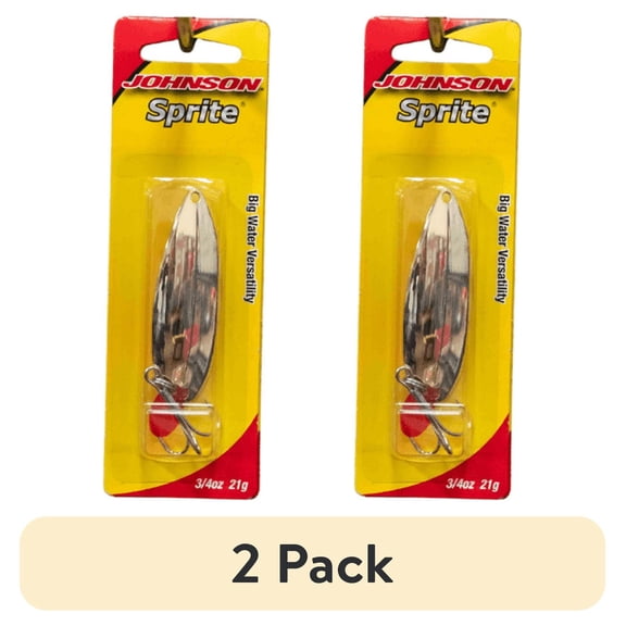 (1 pack) Johnson Sprite Fishing Lure, Gold, 2.5 in