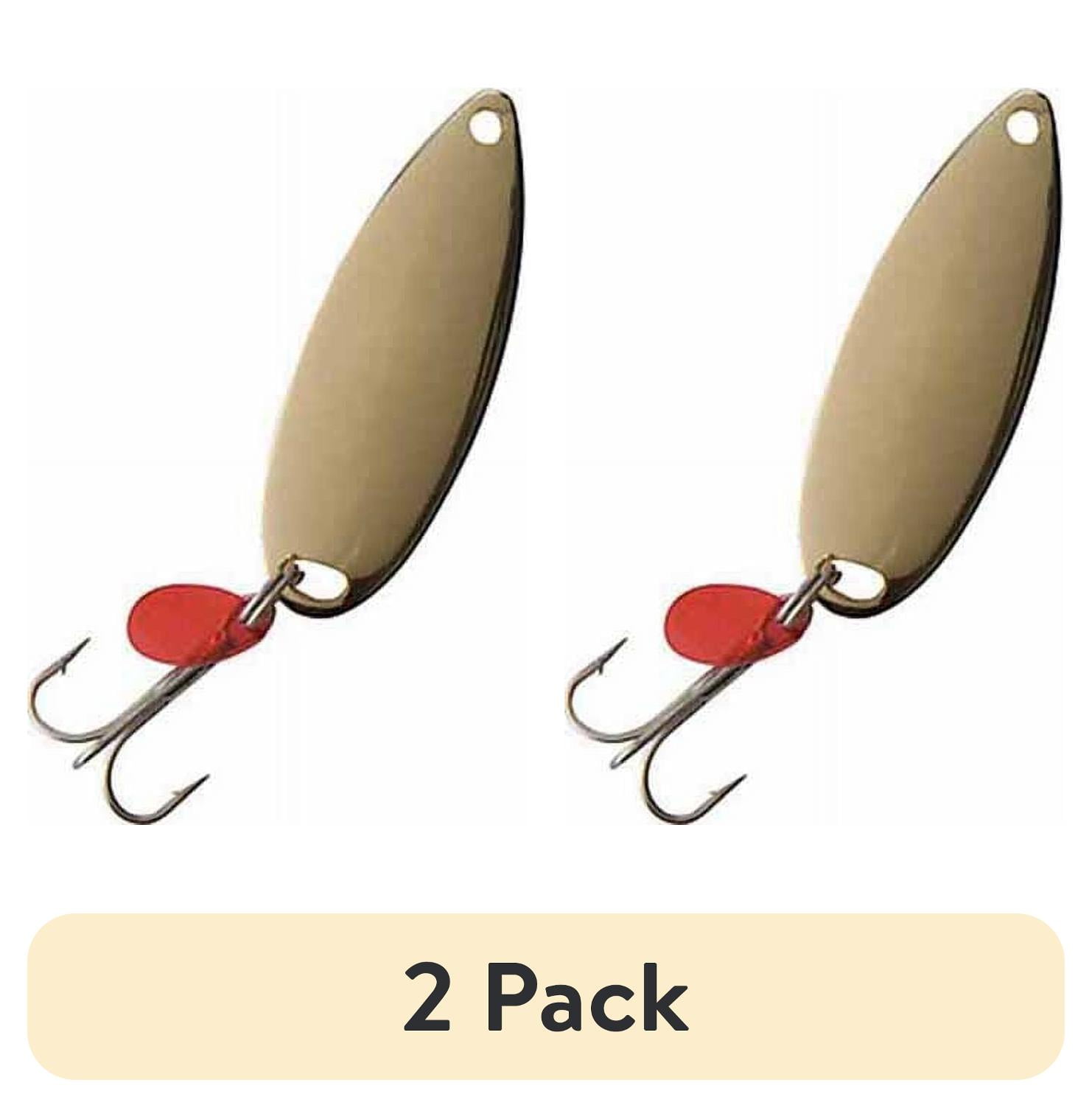 (2 pack) Johnson Sprite Fishing Lure, Gold, 1.1 in
