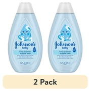 2 pack Johnsons Baby Fluffy Bubbles Bubble Bath, Hypoallergenic, 13.6 fl. oz