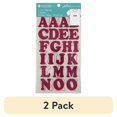 thumbnail image 1 of (2 pack) Jolee's  Iron-On Letters 1.5"-Pink Glitter, 1 of 3