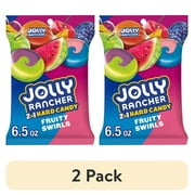 (2 pack) Jolly Rancher 2-in-1 Fruit Flavored Hard Candy, Bag 6.5 oz