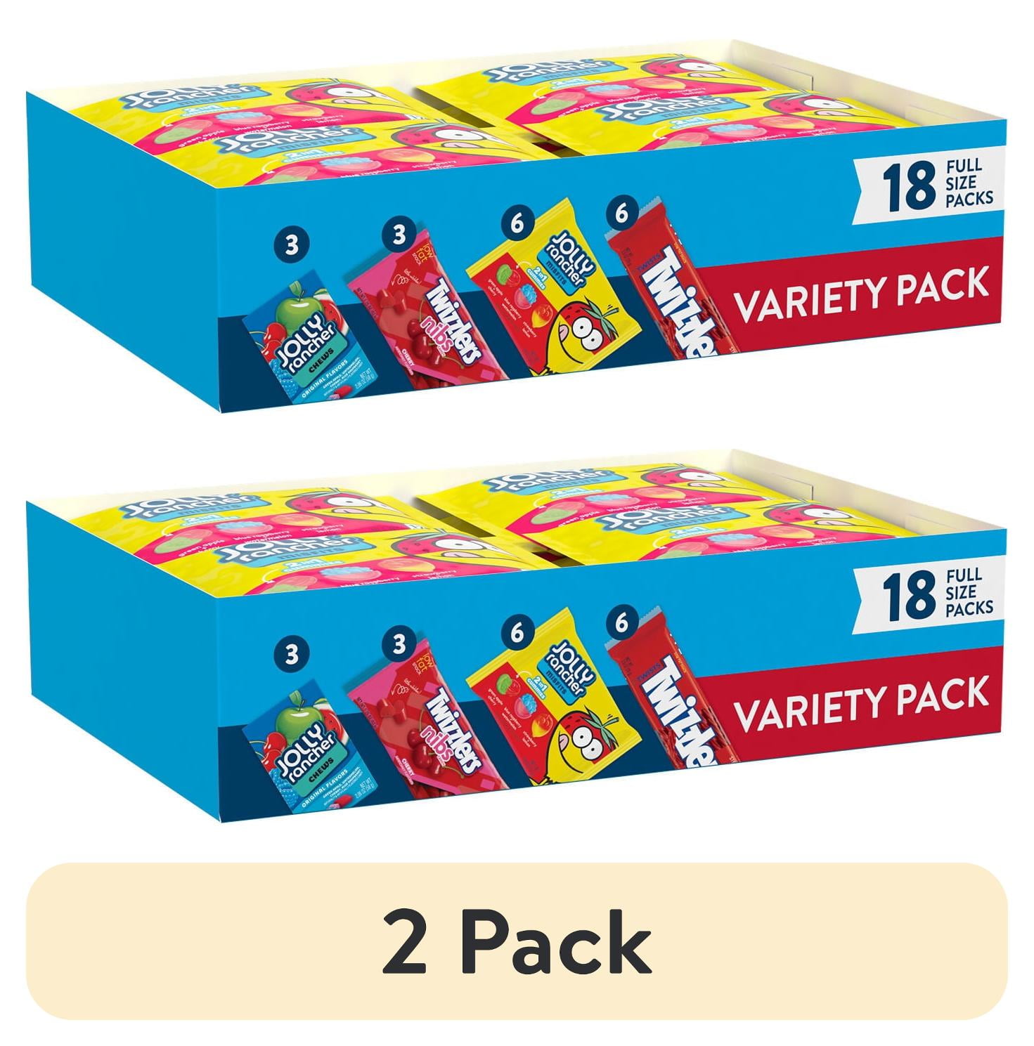 Jolly Rancher and Twizzlers Fruit Flavored Candy, Variety Box