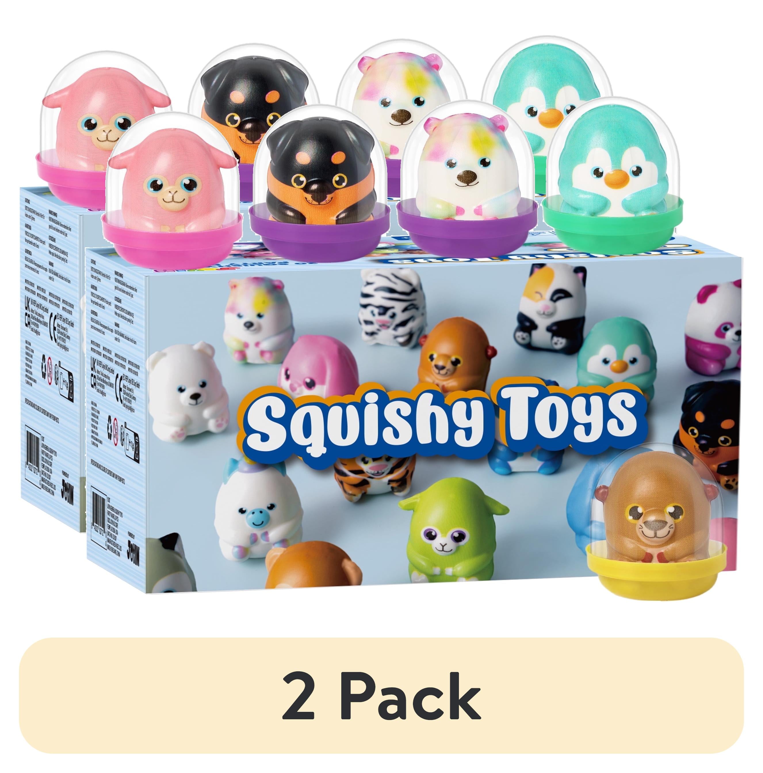 (2 pack) Joyfy 20 Pcs Squishy Toys Party Favors for Kids & Adults 2" Mini Animals Squishies Fidget Toys for Classroom Prizes Birthday Gift Pinata Fillers