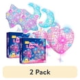 thumbnail interactive-video image 1 of (2 pack) Joyfy 3-Pack Star and Heart String Art for Girls, Art and Craft Kit for Kids 8-12, Christmas Decor Gifts for Girls Ages 8 9 10 12, 1 of 12