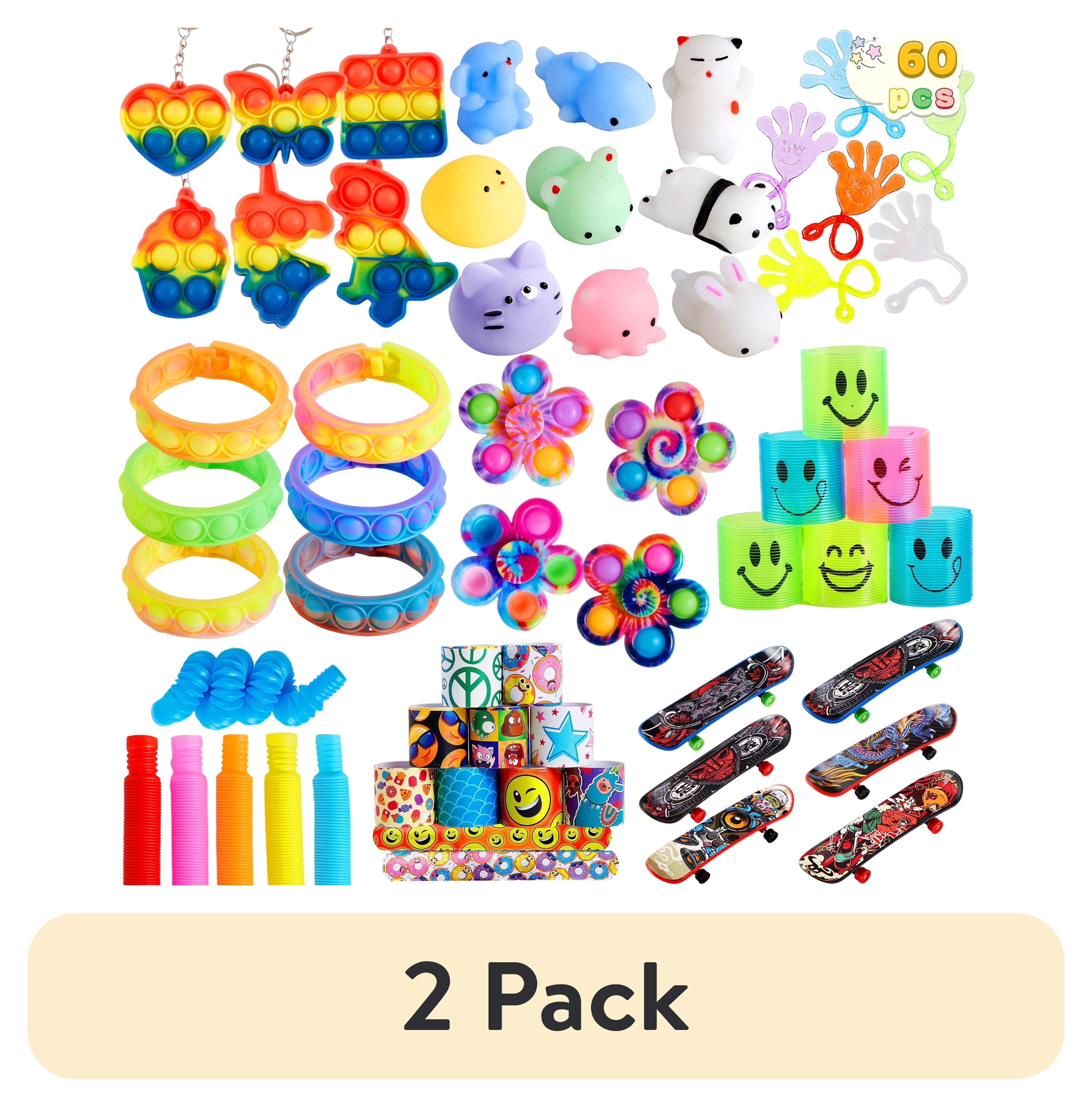 (2 pack) Joyfy 60 Pcs Party Favors, Popular Fidget Toys Birthday Goodie Bags Fillers for Kids Pinata Stuffers
