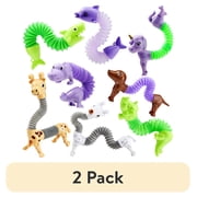 2 pack 2 pack Joyfy Animal Pop Tubes Fidget Toys, 8 Pack Sensory Toys for Toddlers 2-3 Party Favors for Kids 4-8 8-12 Birthday Gifts Party, Classroom, School Reward,Goodie Bags Stuffers for Kids, Random Color
