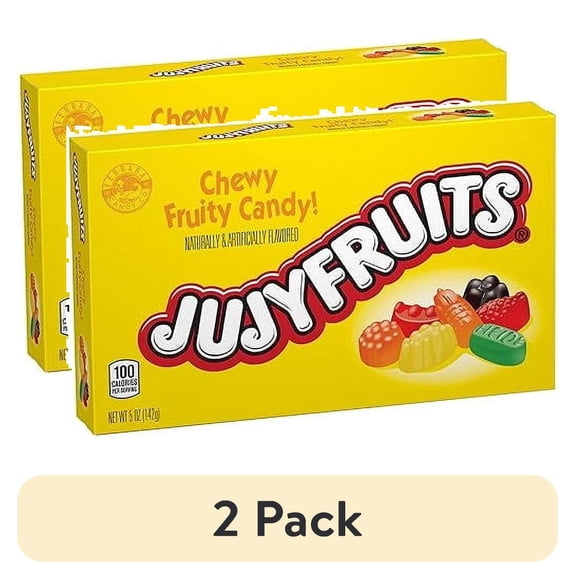 (2 pack) Jujyfruits Fruity Chewy Candy Theater Box, 5 Oz, 2 Pack