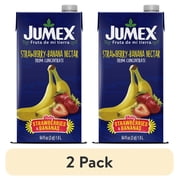 (2 pack) Jumex Strawberry Banana Nectar Juice, 64 fl oz