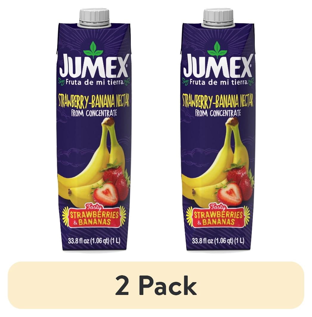 (2 pack) Jumex Strawberry Banana Nectar Juice, 33.8 fl oz