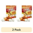thumbnail image 1 of (2 pack) Jungle Calling Rawhide Free Chicken Wrapped Chew Dog Bones for Medium Large Dogs Training Treats, 1 of 11