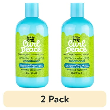 (2 pack) Just For Me Curl Peace Ultimate Detangling Conditioner - Nourishes & Replenishes, 12 oz, Spray