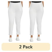 Just My Size Women's Plus 2 Pocket Pull-On Pant