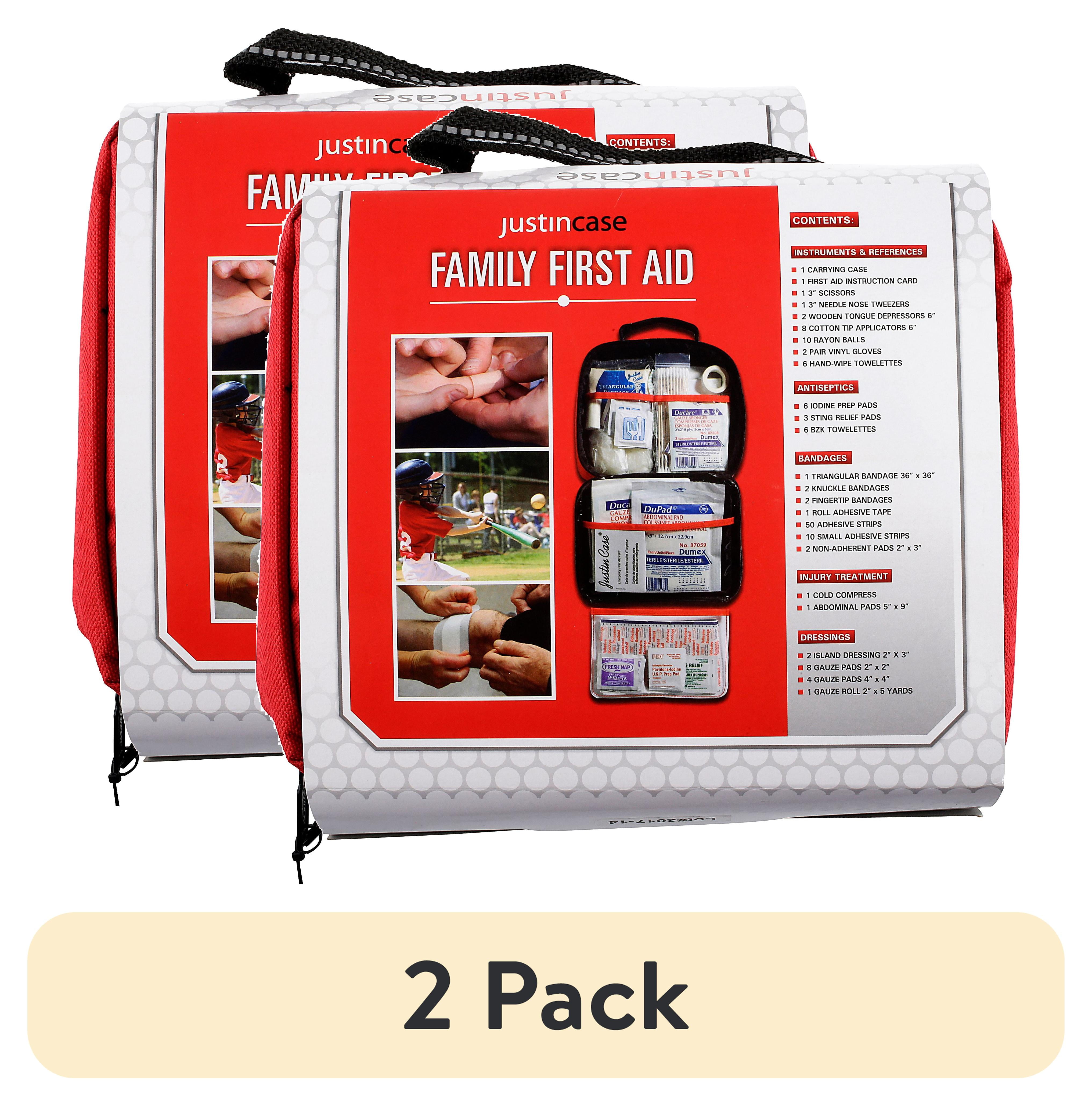 Justin Case 131-Piece Family First Aid Kit with Carrying Case HSA